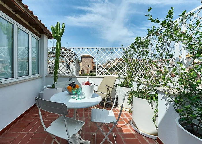 Blue Penthouse Vicino Piazza Navona Apartmán